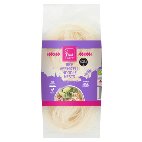 Thai Taste Rice Vermicelli Noodle Nests, 200g