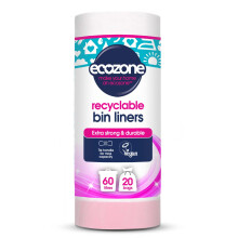 Ecozone Biodegradable Bin Liners, Pack of 20, BB60L