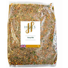 Hides Fine Foods - Soup Mix 1kg - GMO Free - Suitable for Vegetarians - Cooking - Soups - Broths - Lentils - Pearl Barley - Split Peas - Marrowfat