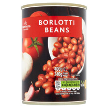 Morrisons Borolotti Beans in Water 400 g x 12