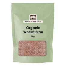 Organic Wheat Bran 1kg by Manor Springs Organic