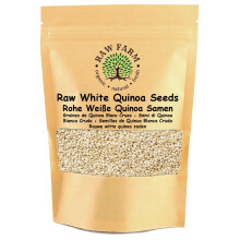 Raw Farm - Raw White Quinoa Seeds, Gluten free, Soya free, Wholegrain 1kg