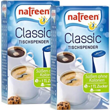 Natreen Classic Table Dispenser 2x500 pcs. - The calorie-free sweetener for coffee and tea / Netherlands