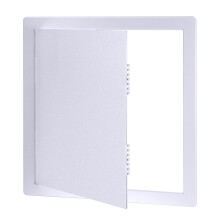 QWORK Access Panel for Drywall - 18x18 Inch Plastic Access Door, Removable Wall Access Panel Compatible with Plumbing & HVAC Systems