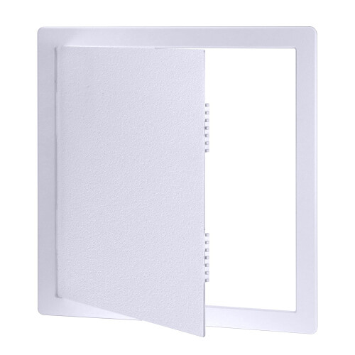 QWORK Access Panel for Drywall - 18x18 Inch Plastic Access Door, Removable Wall Access Panel Compatible with Plumbing & HVAC Systems