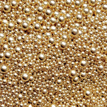 Gold Sprinkles for cakes edible gold metallic pearls Christmas wedding birthday party decoration cupcake cake toppers balls gold sprinkle mix blend