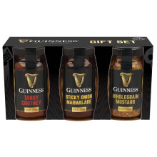 Guinness Chutney Onion Marmalade And Mustard Sauces 3-Pack