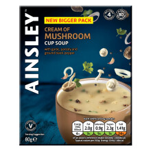 Ainsley Harriott Mushroom Cup Soup 4 Servings 100g x 8 pack