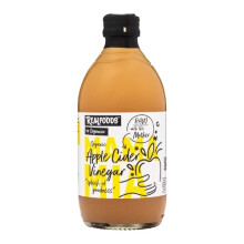 Realfoods by Organico | Organic Apple Cider Vinegar 500ml ? Raw, Unfiltered with ?Mother?, Made from Organic Apples, Supports Gut & Immune Health,