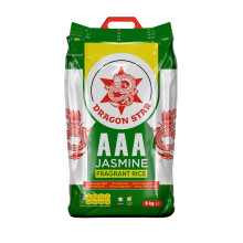 Dragon Star AAA Jasmine Fragrant Rice | Long Grain and Authentic Rice | Aromatic Flavour | Soft and Fluffy Texture | Perfect for Traditional Recipes |