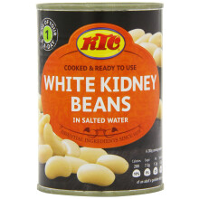 KTC White Kidney Beans Cannellini 400 g (Pack of 12)