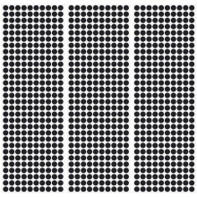 SmallCat 735pcs Almohadillas de Muebles de Fieltro, Puntos de Espuma EVA Autoadhesivos, Pegatinas Redondas para Muebles