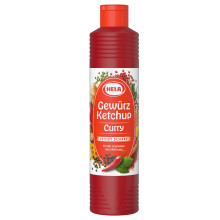 Hela Spice Curry Ketchup slightly spicy 800ml, to refine dishes, suitable for cooking or dipping, typical German curry ketchup