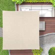 Beiges UV-Schutz-Sonnensegel für Terrasse & Balkon