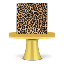 Leopard Print Cake wrap Around - Cake Ribbon - Wafer Paper - (2)