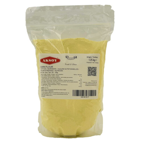 Aksoy Quality Corn Flour - Finest! 1.25KG