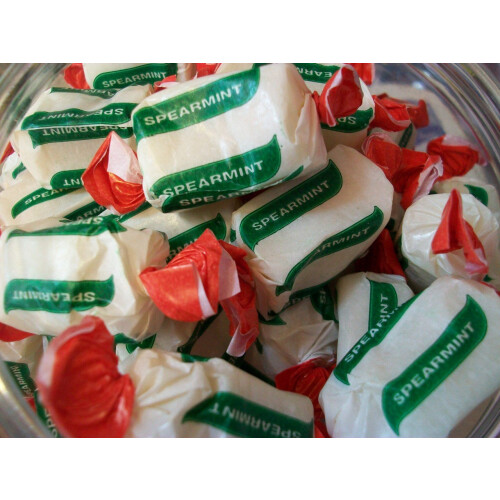 Candy Spearmint Chews Chewy Mint Sweets 200g Bag