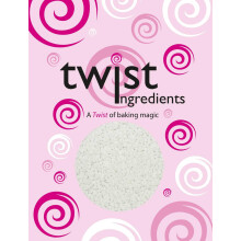 Twist Ingredients - Sugar Crunch Pearl Sugar Nibs - Resealable 800g Pouch. White sugar crystals. Ideal for cakes, ice cream toppings & chocolate