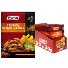 Prymat - Kebab-Gyros Seasoning with Dried Herbs and Spices, 30g (Pack of 25)