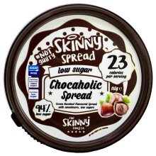 The Skinny Food Co. Chocaholic Hazelnut Flavoured Spread, 400g, Chocolate, 1 Count