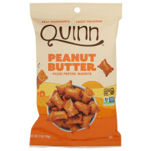 Quinn Popcorn, Pretzel Nuggets, Creamy Peanut Butter Filled, 7 Ounce (198 g)