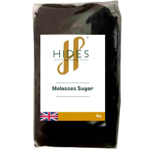Hides Fine Foods - Molasses Sugar 1kg - GMO - Free - Suitable for Vegetarians - Baking - Cookies - Caramel - Tarts - Pies - Brownies - Desserts -