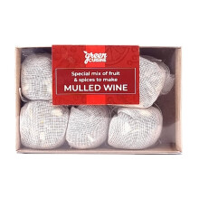Mulled Wine Spice | Festive Drink Mulling Spices Pouchettes by Green Cuisine | Mulled Wine | Perfect for Christmas Hampers | Christmas Parties |