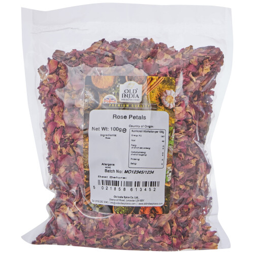 Old India Rose Petals 100g