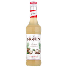 MONIN Premium Coconut Syrup 700 ml for Coffee and Cocktails. Vegan-Friendly, Allergen-Free, 100% Natural Flavours and Colourings