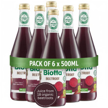 Biotta Beetroot Juice 500ml - Pack of 6 x 500ml