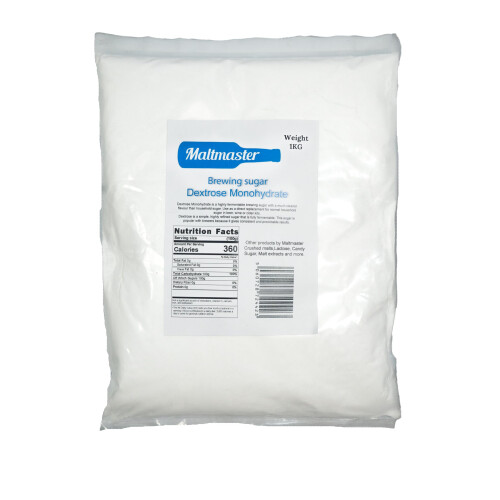 Maltmaster 1Kg Dextrose sugar, White