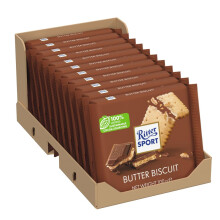 Ritter Sport Butter Biscuit 100g (Pack of 11)