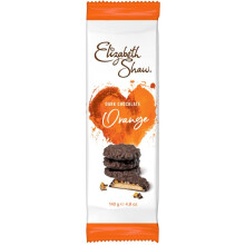Elizabeth Shaw Dark Chocolate Orange Biscuits Case Pack (10 x 140g) - Blend of Orange and Smooth Caramel covered in Dark Chocolate - Luxury - Biscuits