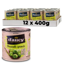 D'Aucy Brussel Sprouts 400 g (Pack of 12)