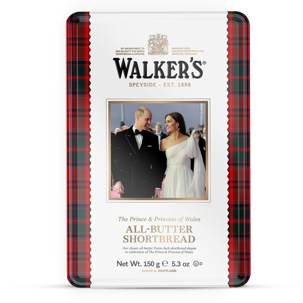 Walkers Walker's Shortbread Prince & Princess Of Wales Shortbread Tin