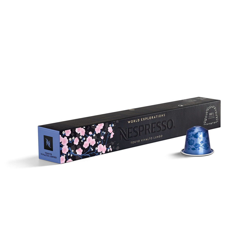 Nespresso Capsules - 10X Vivalto Lungo - Original Nestl? - Lungo Coffee Blue