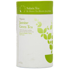 Solaris Tea Organic Loose Whole Leaf Jasmine Green Tea 100 g