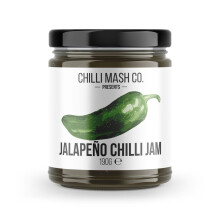 Jalapeno Chilli Jam | Chilli Mash Company | Mild | 125ml | Made using British grown Black Bullet Jalape?o chilli & apples | No additives or artificial