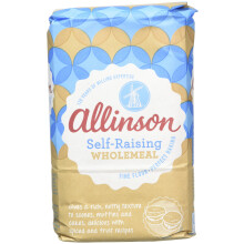 Allinson Flour Self-Raising Wholemeal Flour, 1 kg, Pack of 10