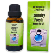 Natural Laundry Freshener. Antibacterial & Antiviral. 200 Plus Washes. Gets Rid of Musty Mildew Smells. Essential Oils Blended For Fresh Clothes and a