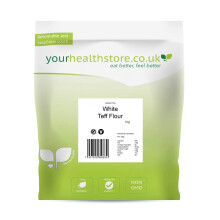 yourhealthstore Premium Gluten Free White Teff Flour off white, 1 kg (Pack of 1)
