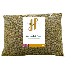 Hides Fine Foods - Marrowfat Peas 1kg - GMO Free - Suitable for Vegetarians - Cooking - Soups - Dhal - Mushy Peas - Dips - Salads - Supports Digestive