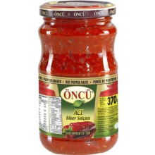 ?nc? Spicy Red Pepper Paste - Oncu Turk Biber Salcasi Aci- 370gr Jar -