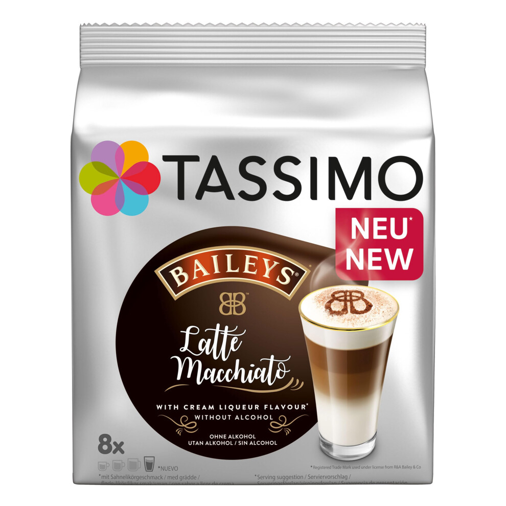 Tassimo Baileys Latte Macchiato Coffee Pods, 264G