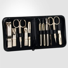 777 Three Seven Verzorgingsset, 11 Stukken, TS-810CHROME