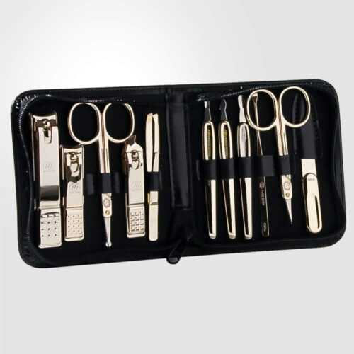 Kit de Aseo 777 Three Seven, 11 Piezas, TS-810CHROME