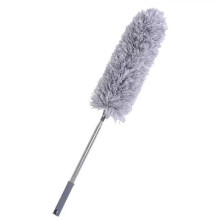 Igadgitz Home Extendable Duster 245cm (96.5"), Telescopic With Bendable Head - Fluffy Microfiber, Long Handled, Grey