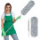 Vicloon Extendable Feather Duster,Bendable Reusable Microfiber Duster with 100" Extra Telescopic Extending Pole for Cleaning Ceiling Fan High Ceiling 1