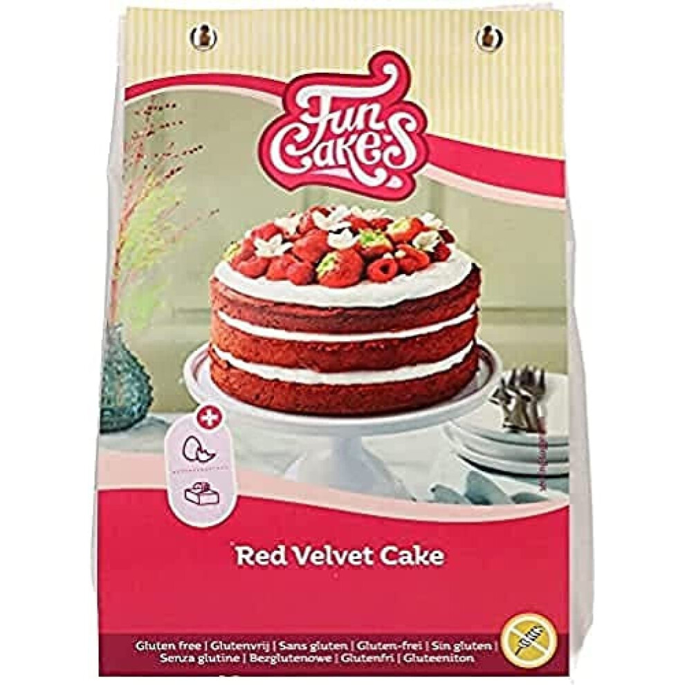 Mix For Velvet Cake, Gluten Free: Easy To Use, Nicely Soft And Fluffy Cake With A Chocolate Flavour, Perfect Colour, Also Red/Light Funcakes