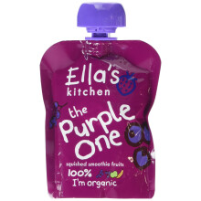 Ella's Kitchen The Purple One Smoothie Fruits Multipack 3 x 90 g (Pack of 5)
